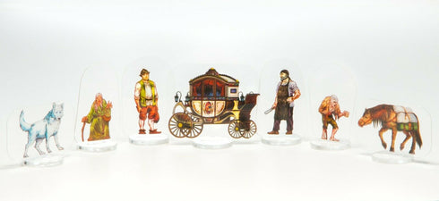 Arcknight Flat Plastic Miniatures - Mankind Set - 62 2D Minis